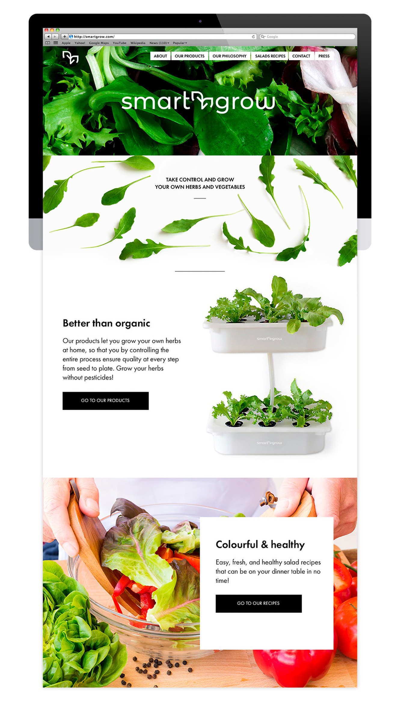 Portfolio Page: Smart Grow