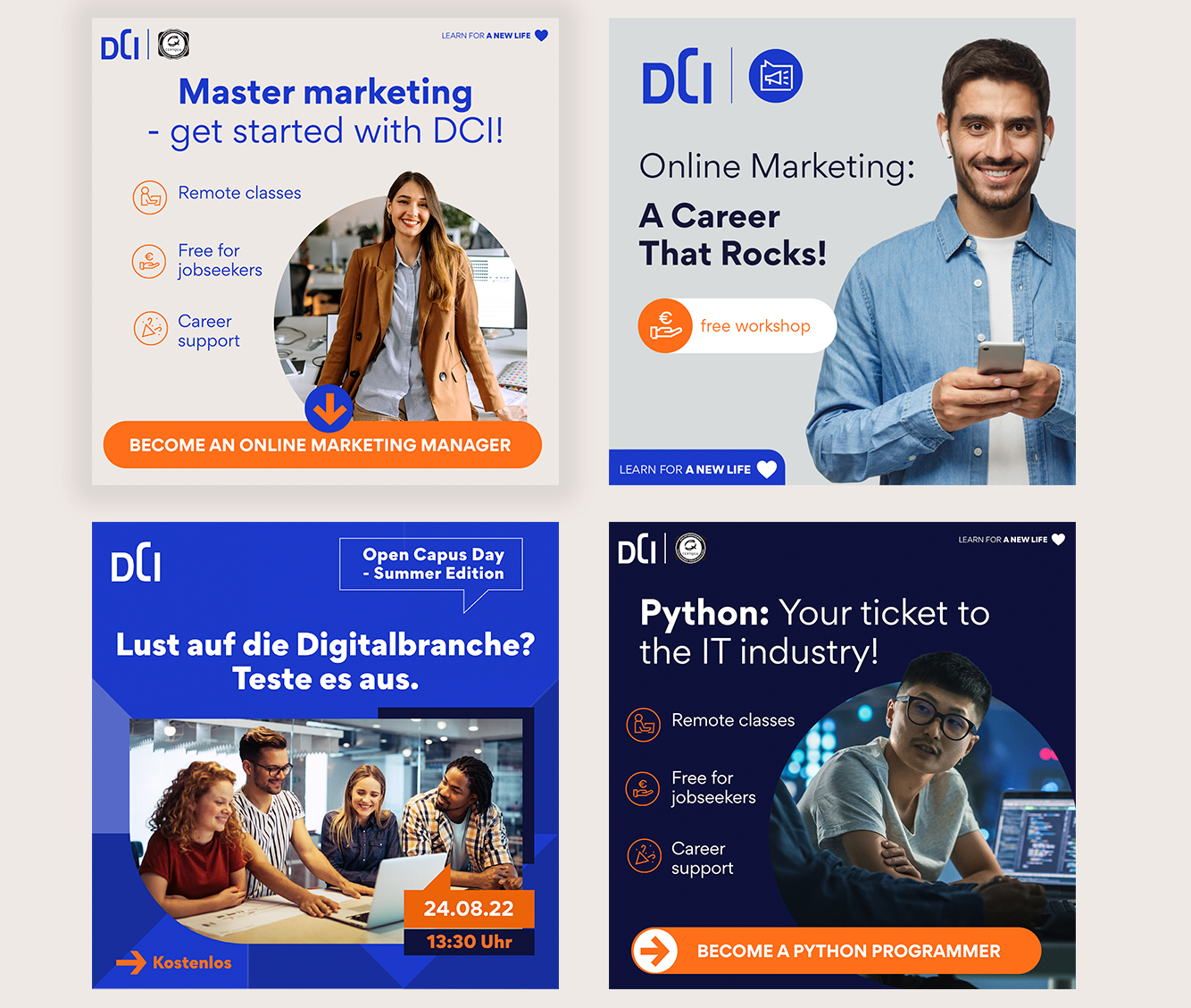 Portfolio Page: DCI before the brand Re-brush