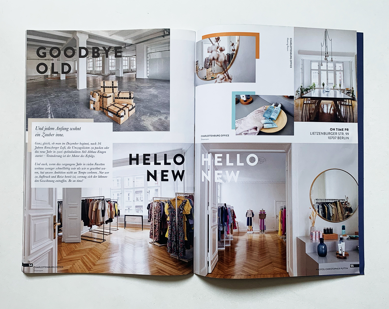 Portfolio Page: on time PR